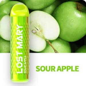 Sour Apple Lost Mary Disposable - 3000 & 3000 Pro Pods
